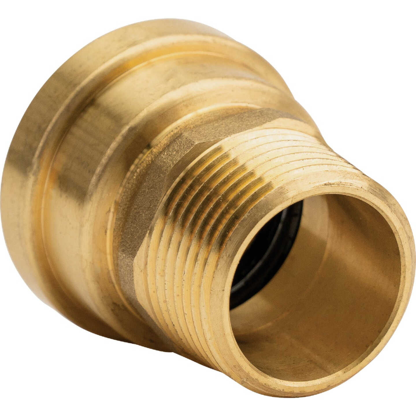 QuickFitting 1 In. Push-to-Connect x 1 In. MNPT Brass Straight Male Adapter Image 4