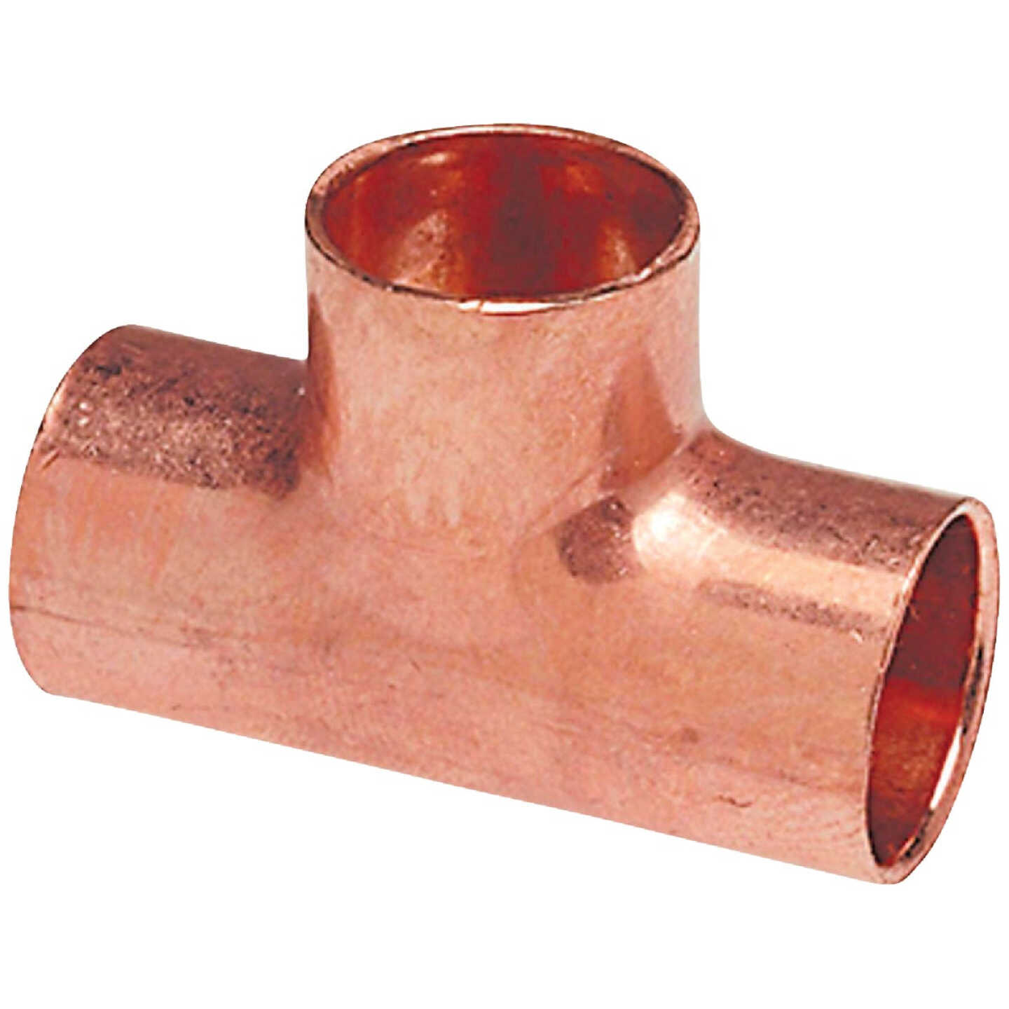 NIBCO 1 In. x 3/4 In. x 3/4 In. CxCxC Reducing Copper Tee Image 1