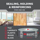 3M 1.88 In. x 45 Yd. Heavy Duty Duct Tape, Gray Image 4