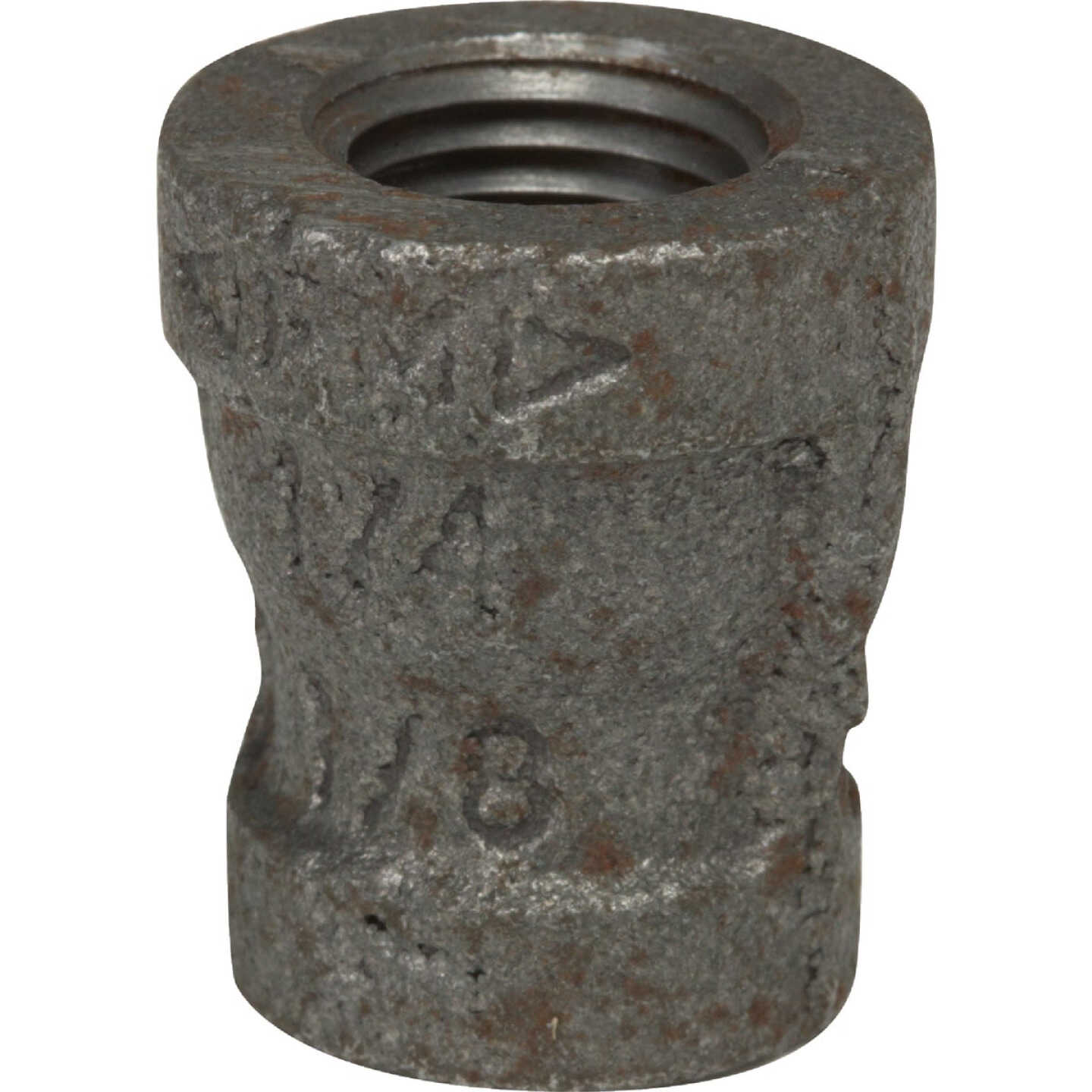 Anvil 1-1/4 In. x 1/2 In. Malleable Black Iron Reducing Coupling Image 1