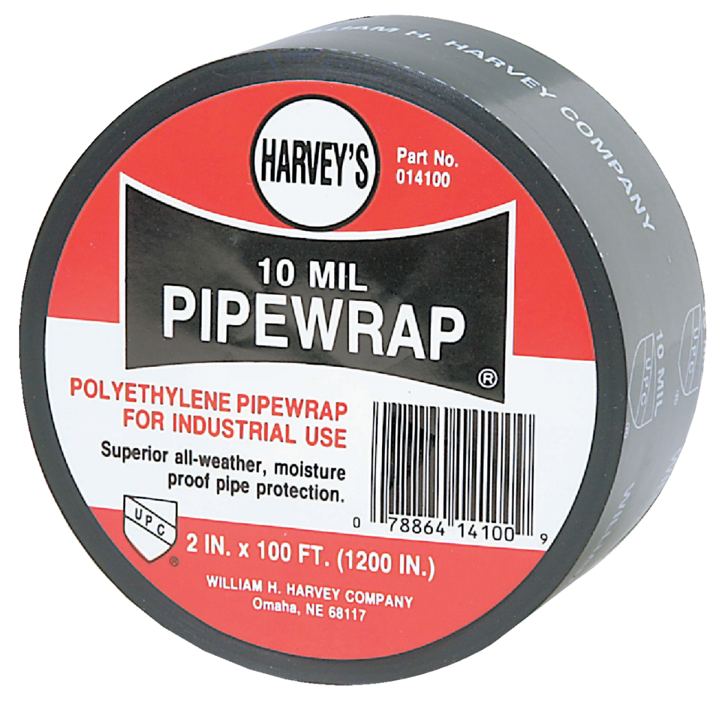 Harvey 10 Mil. Black Pipe Wrap Image 1
