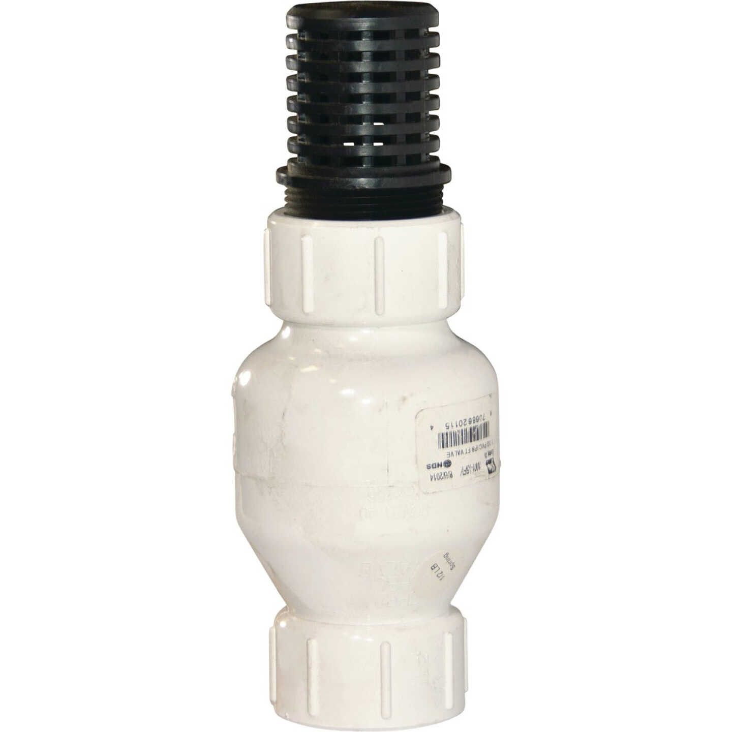 NDS KBI 1-1/2 In. PVC Spring Check Valve-Foot Valve Image 1