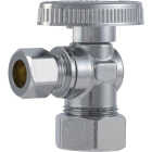 SharkBite 1/2 In. Compression x 3/8 In. Compression Quarter Turn Angle Valve Image 1