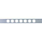 HoldRite PEXRite 20 In. Galvanized Flat Bracket with Keyed Holes for 1/2 In., 3/4 In. or 1 In. Pipe Image 1