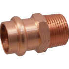 NIBCO 3/4 In. Press x 3/4 In. Male Copper Adapter Image 1