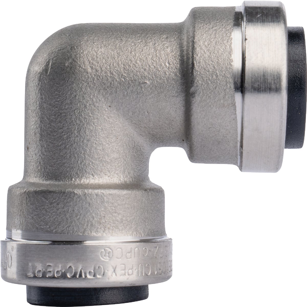 QuickFitting 1/2 In. x 1/2 In. Push-to-Connect Stainless Steel 90-Degree Elbow