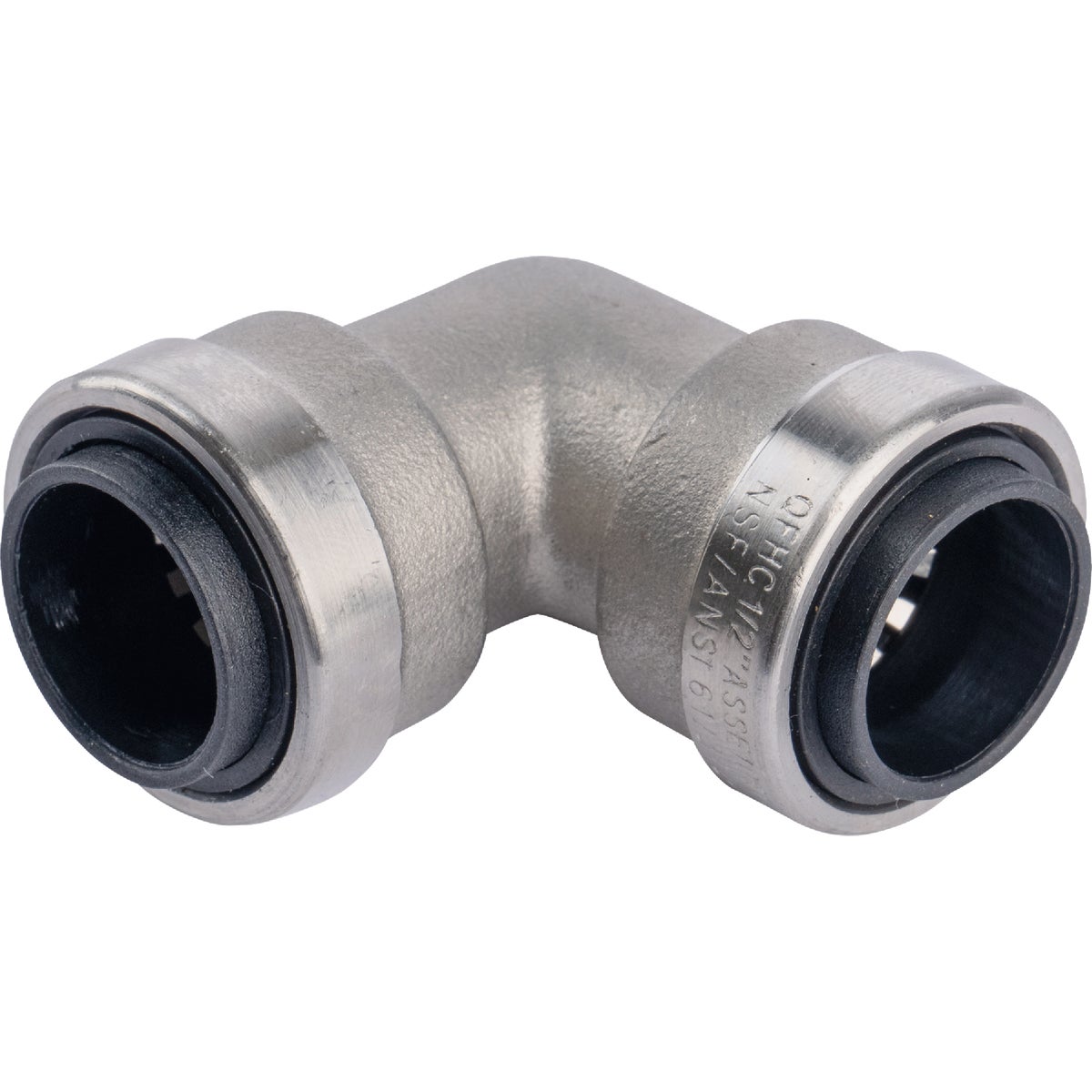 QuickFitting 1/2 In. x 1/2 In. Push-to-Connect Stainless Steel 90-Degree Elbow Image 5