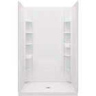 Sterling GUARD+ 48 In. W x 34 In. D Center Drain Shower Pan, White Image 2