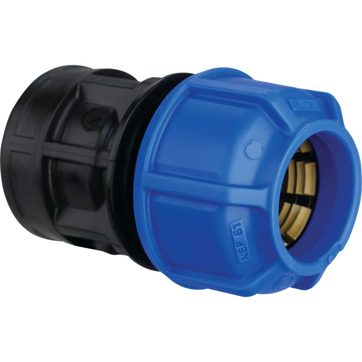 IPEX 3/4 In. x 1/2 In. Polyethylene CTS Compression Female Adapter Image 1