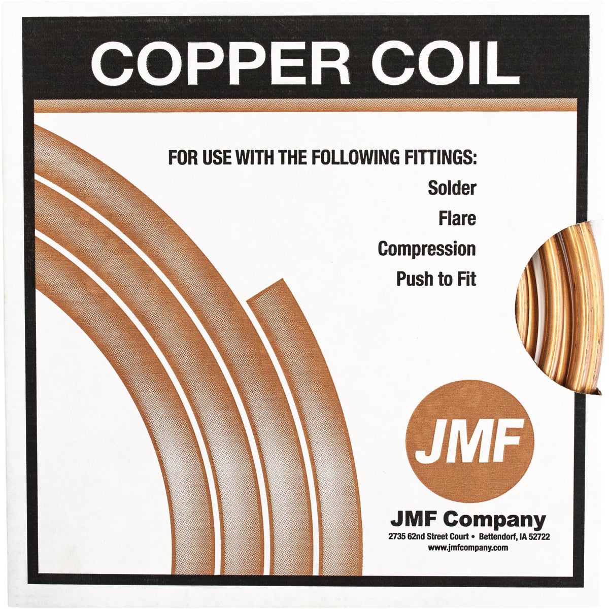 JMF Company 3/8 In. x 10 Ft. Type M Copper Tube