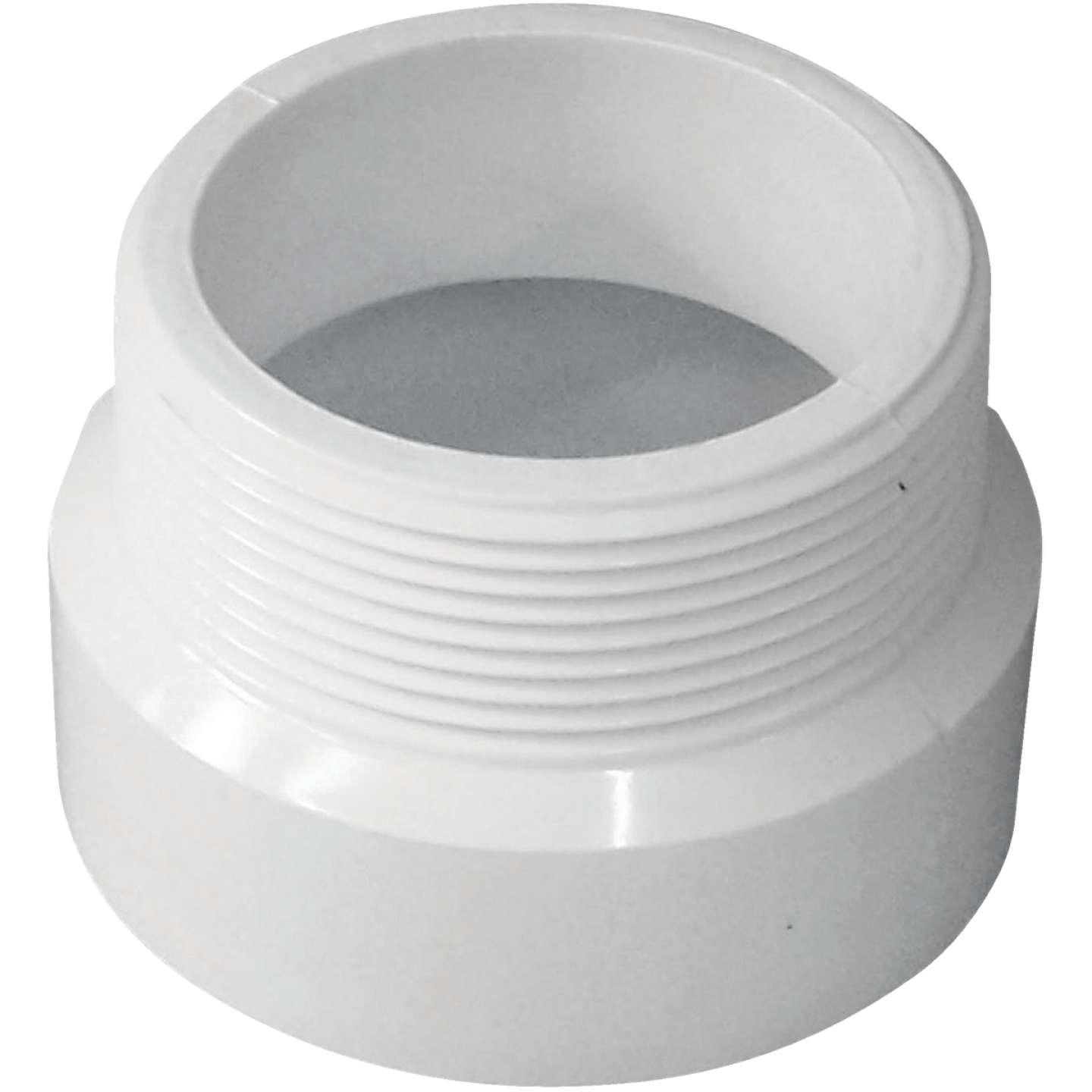 Charlotte Pipe 2 In. Hub x 2 In. MIP Schedule 40 DWV PVC Adapter Image 1