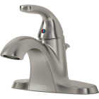 American Standard Cadet Brushed Nickel 1-Handle Lever 4 In. Centerset Bathroom Faucet with Pop-Up Image 3