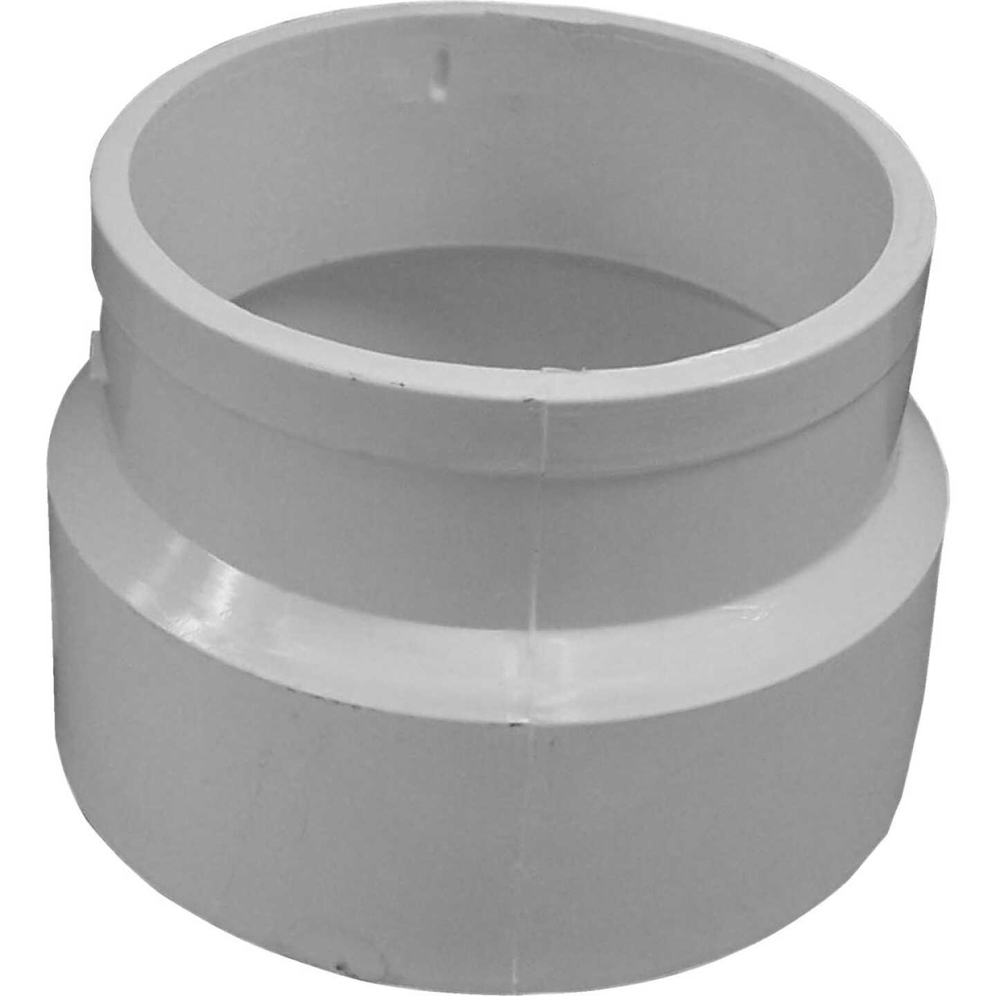 Charlotte Pipe 4 In. Hub x SPG Schedule 40 DWV No-Hub Spigot Adapter Image 1