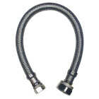 ProLine 3/8 In. FL x 1/2 In. FIP X 12 In. L. Braided Stainless Steel Faucet Supply Line Image 1