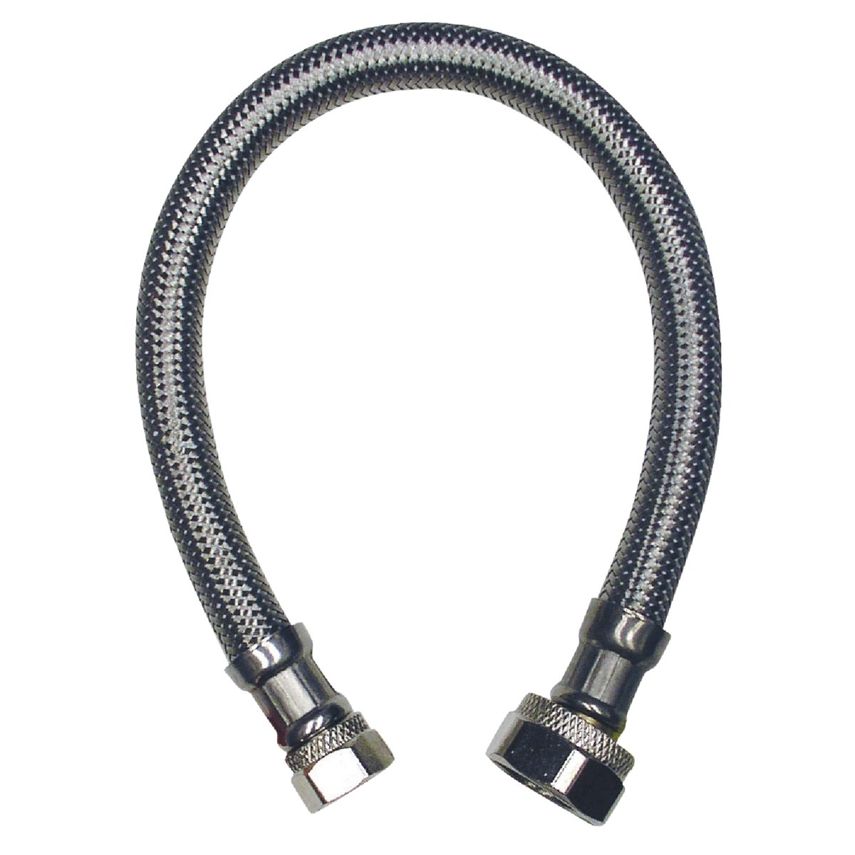 ProLine 3/8 In. FL  x 1/2 In. FIP X 20 In. L. Braided Stainless Steel Faucet Supply Line