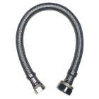 ProLine 3/8 In. FL x 1/2 In. FIP X 20 In. L. Braided Stainless Steel Faucet Supply Line Image 1