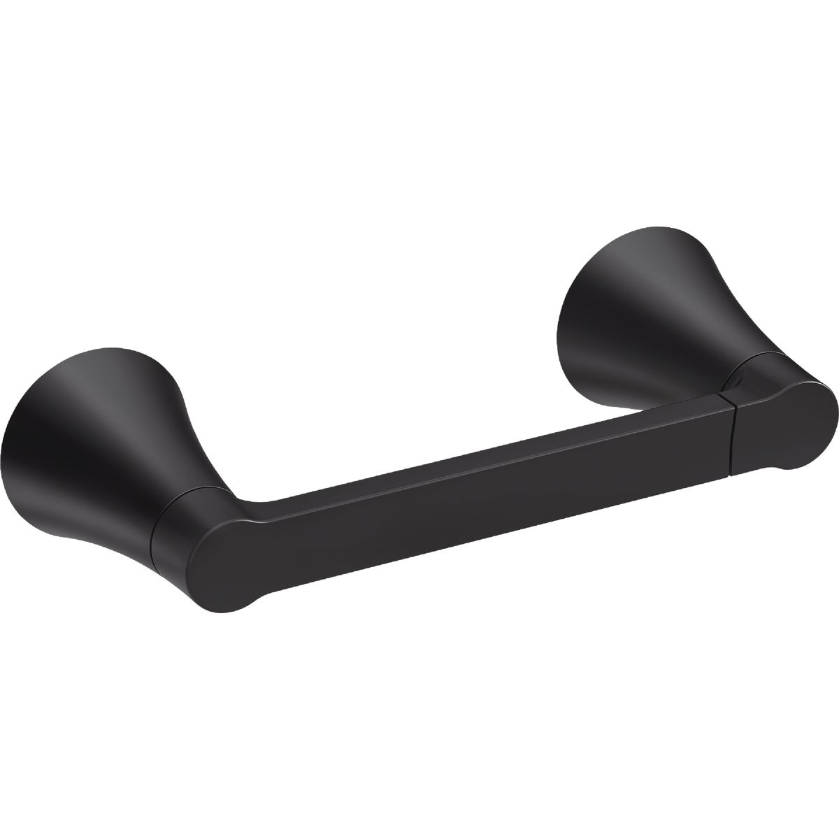 Moen Mikah Wall Mount Pivoting Paper Holder, Matte Black
