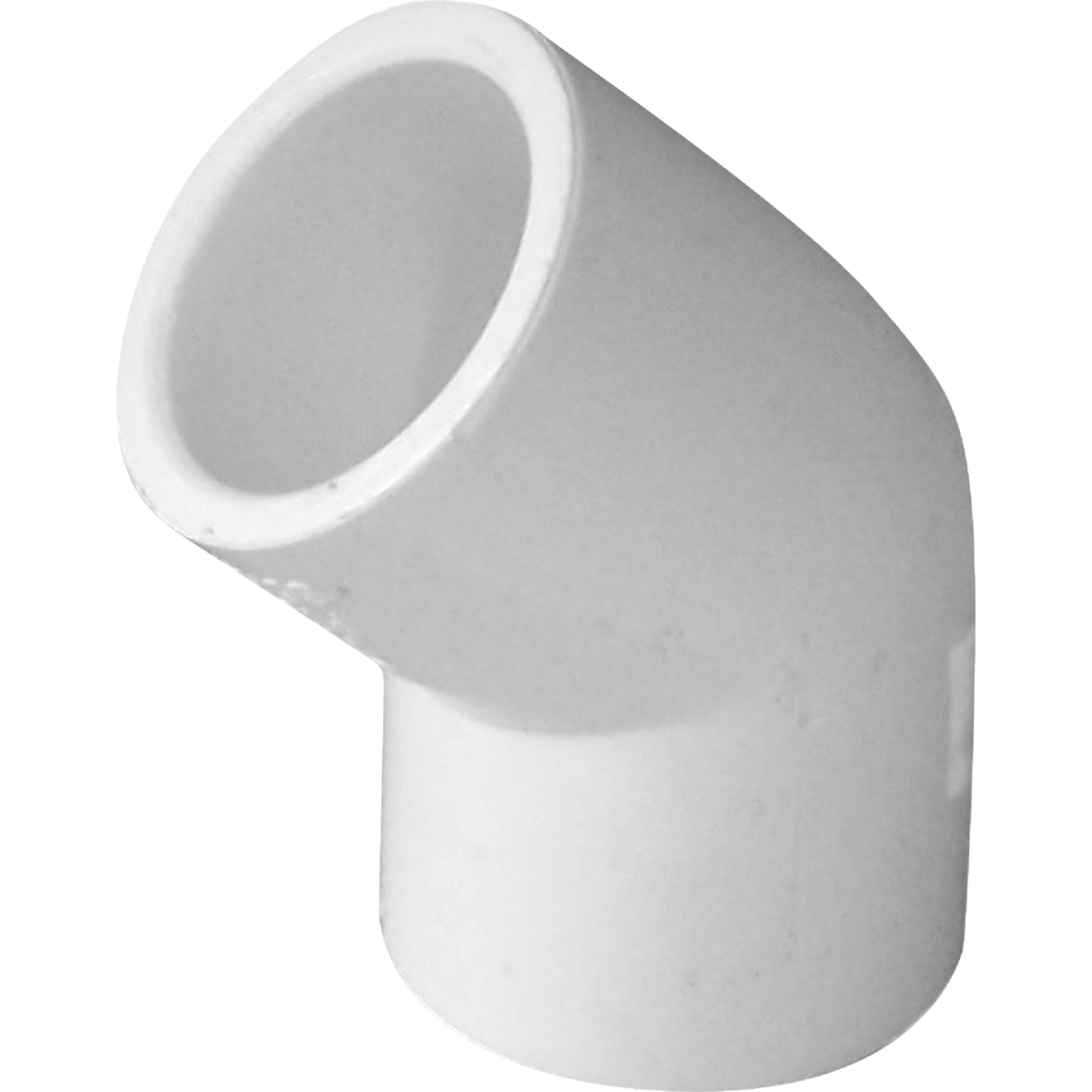 Charlotte Pipe 4 In. Slip x Slip Schedule 40 45 Deg. PVC Elbow (1/8 Bend) Image 1
