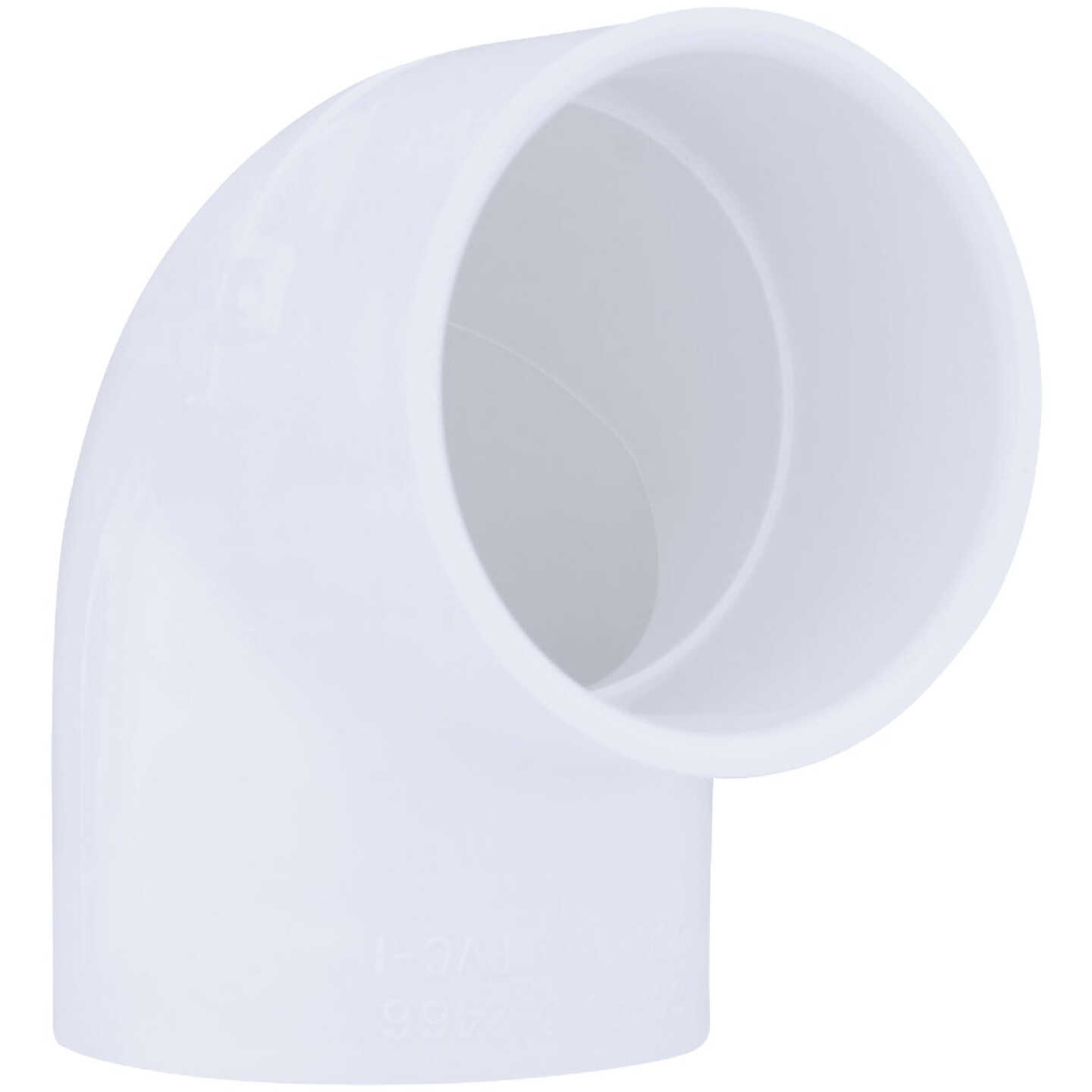 Charlotte Pipe 3 In. Slip x Slip Schedule 40 90 Deg. PVC Elbow (1/4 Bend) Image 1