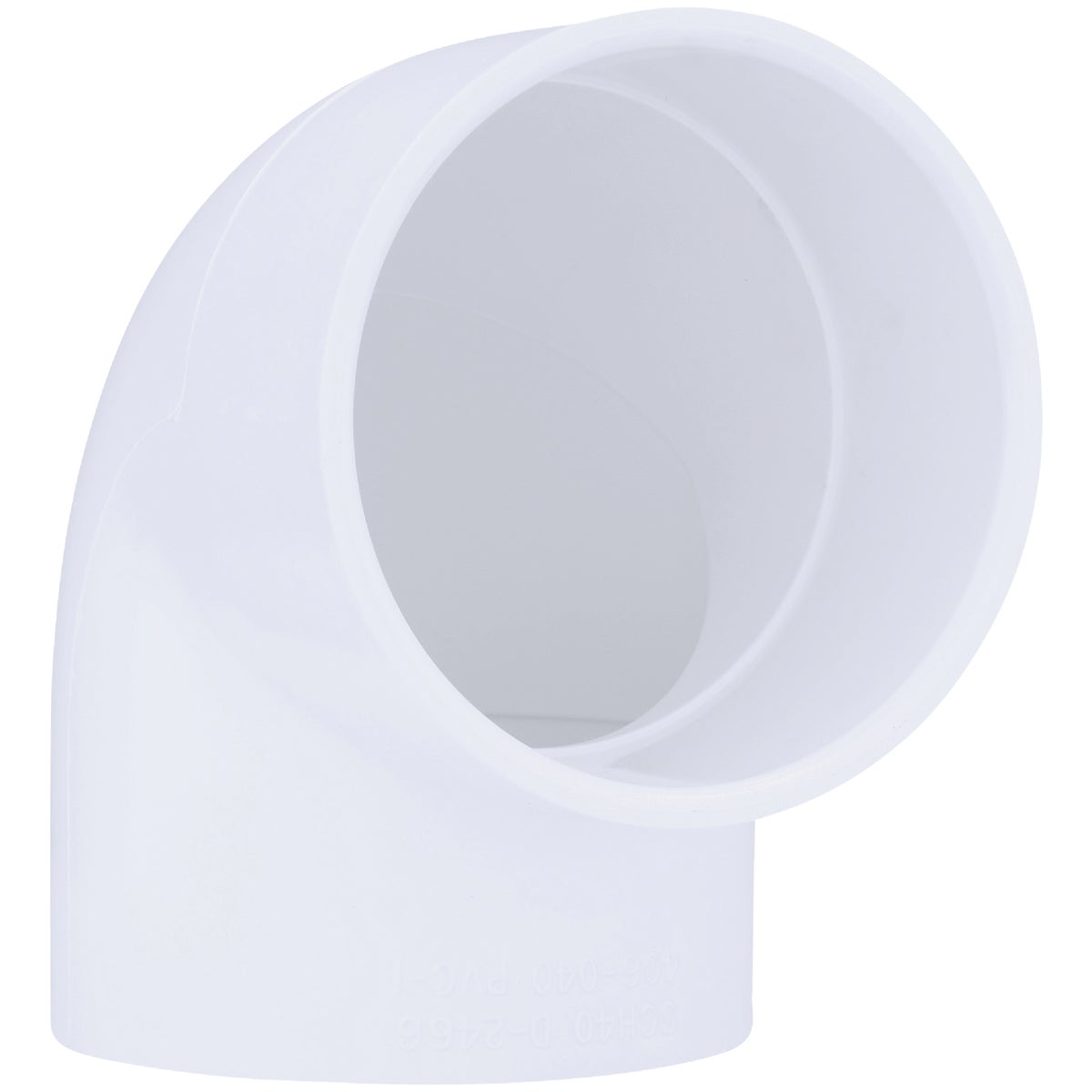 Charlotte Pipe 4 In. Slip x Slip Schedule 40 90 Deg. PVC Elbow (1/4 Bend)