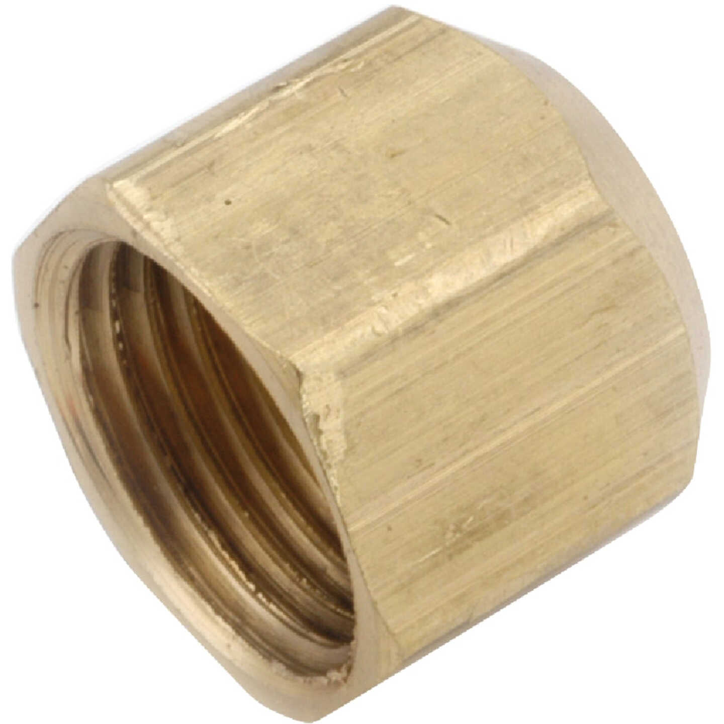 Anderson Metals 1/4 In. Brass Flare Cap Image 1
