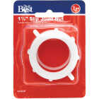 Do it Best 1-1/4 In. White Plastic Slip Joint Nut Image 2