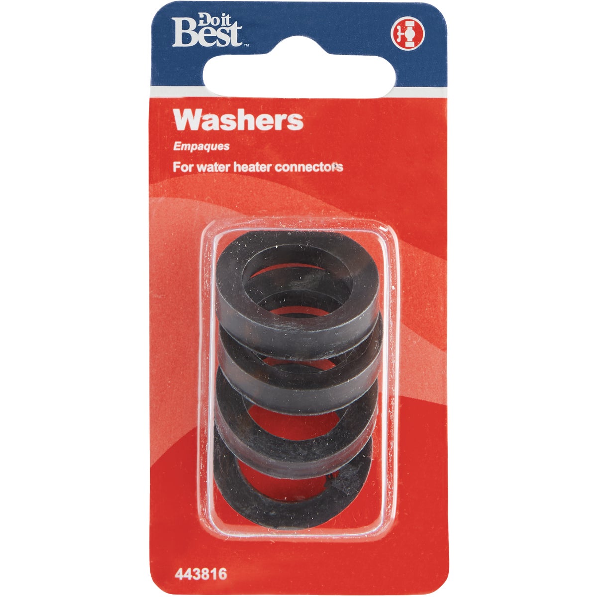 Do it Best 15/16 In. Flex Water Connector Washer (4 Ct.) Image 2