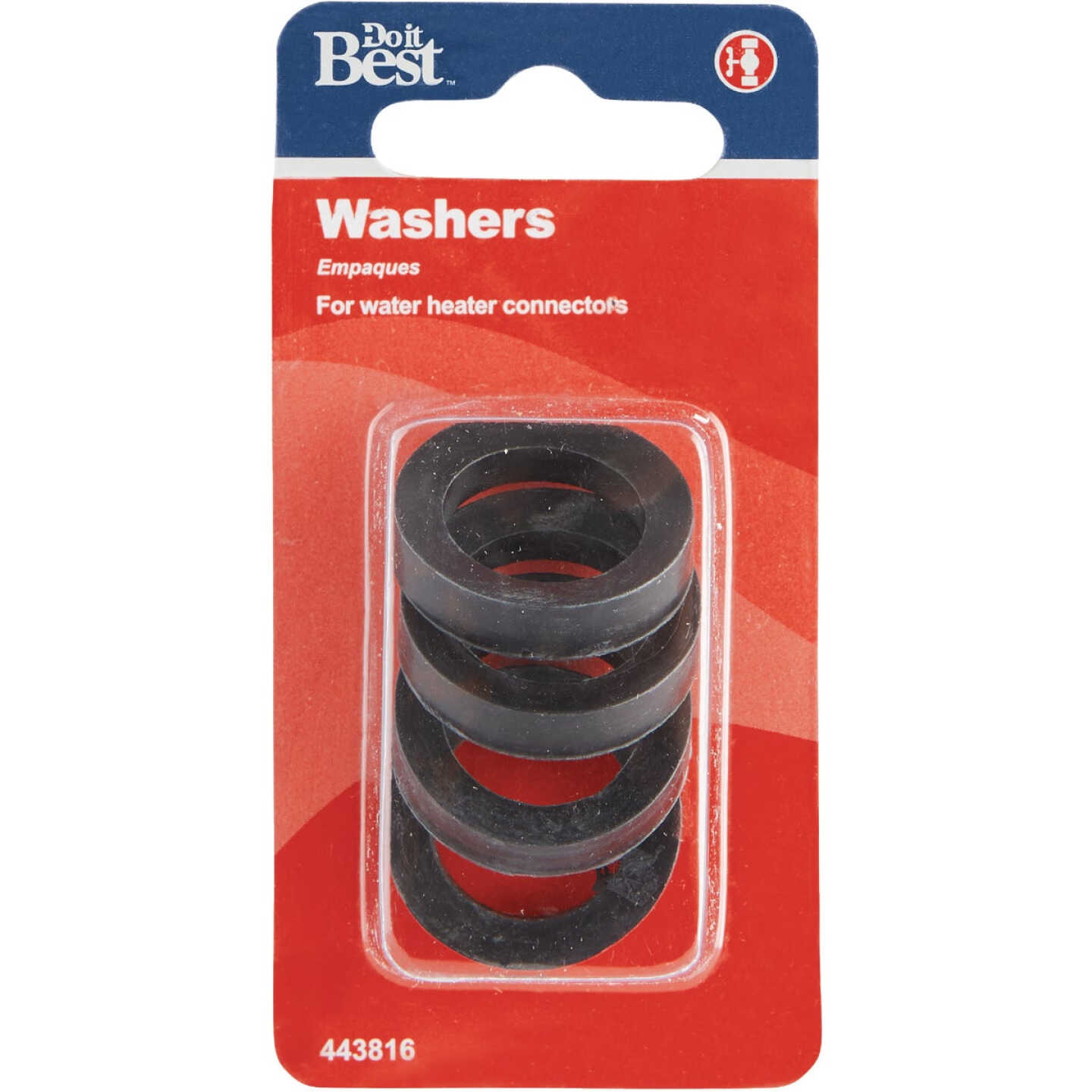 Do it Best 15/16 In. Flex Water Connector Washer (4 Ct.) Image 2
