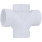Charlotte Pipe 1-1/2 In. Double Sanitary DWV PVC Tee Image 1