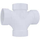 Charlotte Pipe 2 In. Double Sanitary DWV PVC Tee Image 1