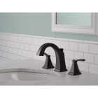 Delta Flynn 2-Handle Widespread Bathroom Faucet, Matte Black Image 3