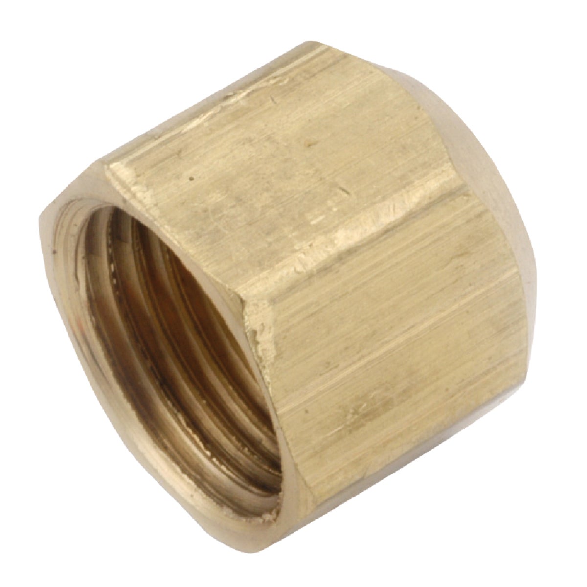 Anderson Metals 3/8 In. Brass Flare Cap Image 1