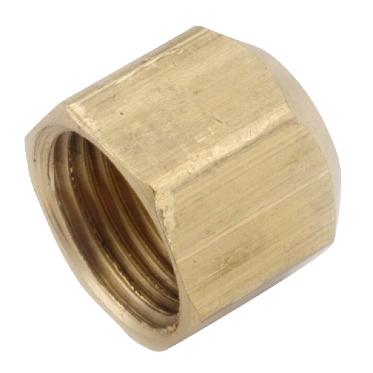 Anderson Metals 3/8 In. Brass Flare Cap Image 1