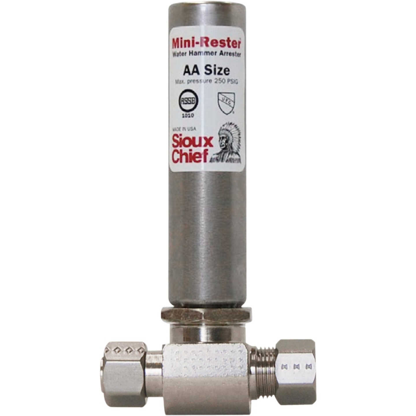 Sioux Chief 3/8 In. OD Female Compression x 3/8 In. OD MiniRester Lead Free Female Compression Tee Image 1