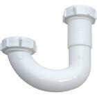 Keeney 1-1/4" White Plastic J-Bend, Heavy Duty Washer Image 1