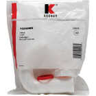 Keeney 1-1/4" White Plastic J-Bend, Heavy Duty Washer Image 3