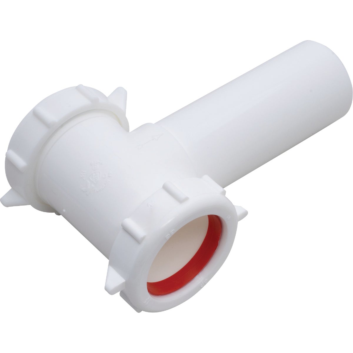 Keeney 1-1/2 In. White Polypropylene Center Outlet Tee Image 4