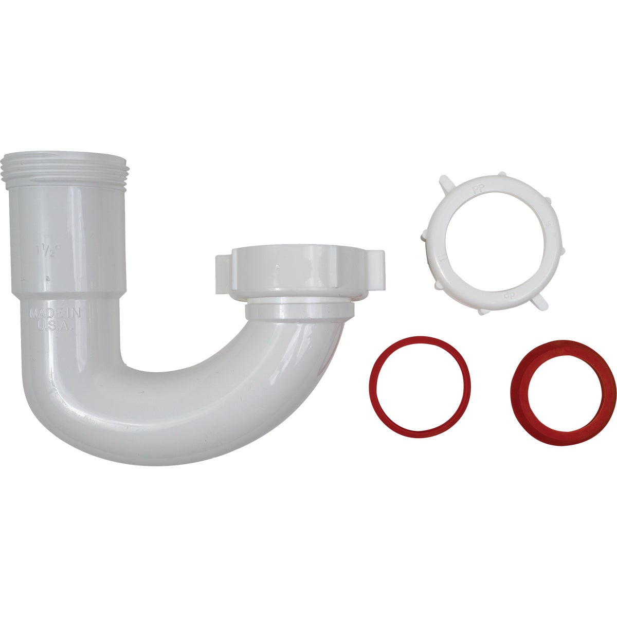Plumb Pak 1-1/2 In. or 1-1/4 In. White Plastic J-Bend Image 5