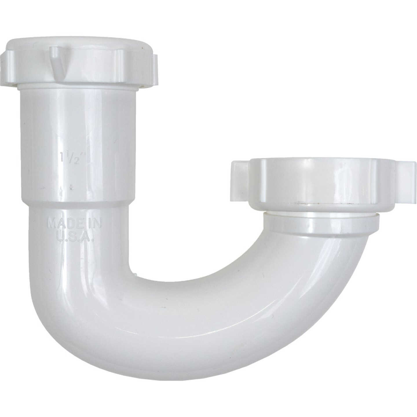 Plumb Pak 1-1/2 In. or 1-1/4 In. White Plastic J-Bend Image 1