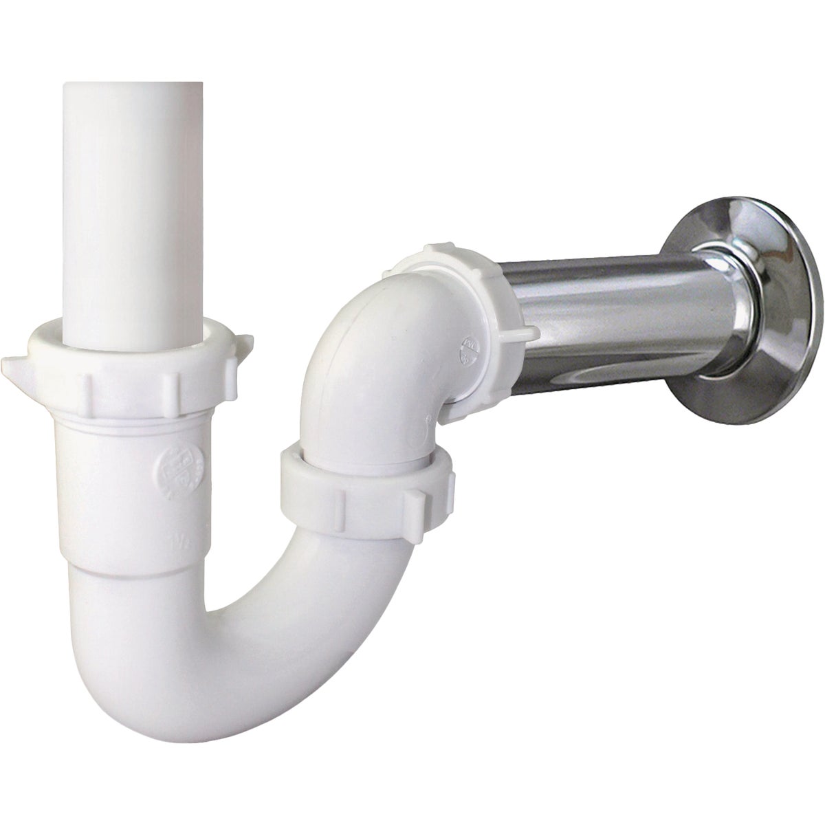 Plumb Pak 1-1/2 In. or 1-1/4 In. White Plastic J-Bend Image 6