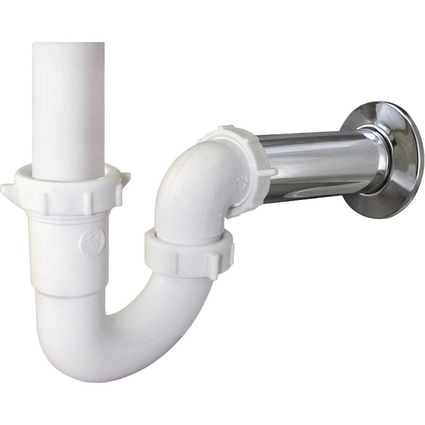 Plumb Pak 1-1/2 In. or 1-1/4 In. White Plastic J-Bend Image 6