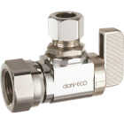 dahl 3/8 In. FIP x 3/8 In. OD Comp Angle Plated Supply Stop Image 1