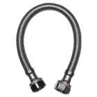 Do it Best 1/2 In. F X 1/2 In. F X 48 In. L. Braided Stainless Steel Faucet Supply Line Image 1