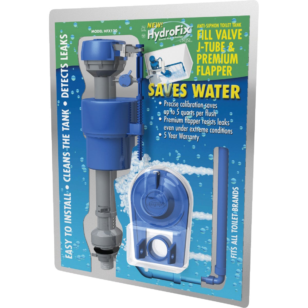 Danco HydroFix Premium Flapper And J Tube Fill Valve Kit Image 2