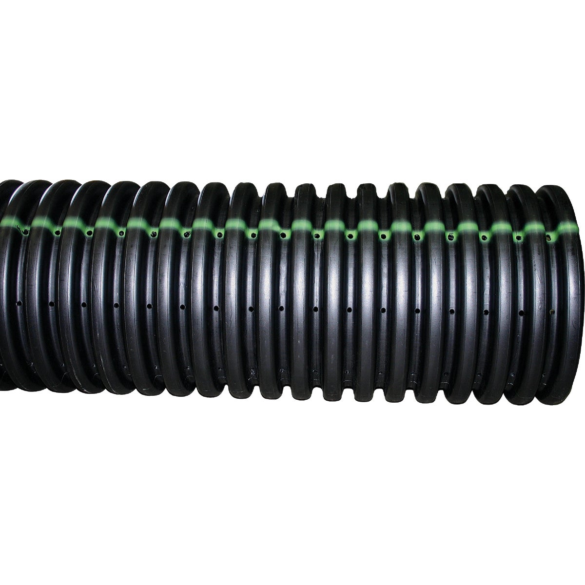 Advanced Drainage Systems 3 In. x 10 Ft. Polyethylene Corrugated Perforated Pipe Spigot End