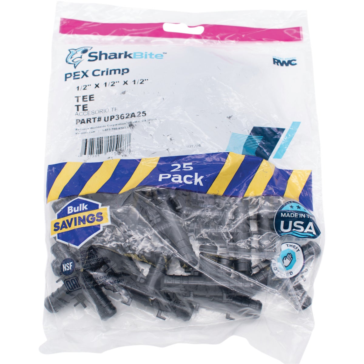 SharkBite PEX-B 1/2 In. Poly Alloy Barb Tee (25-Pack) Image 2