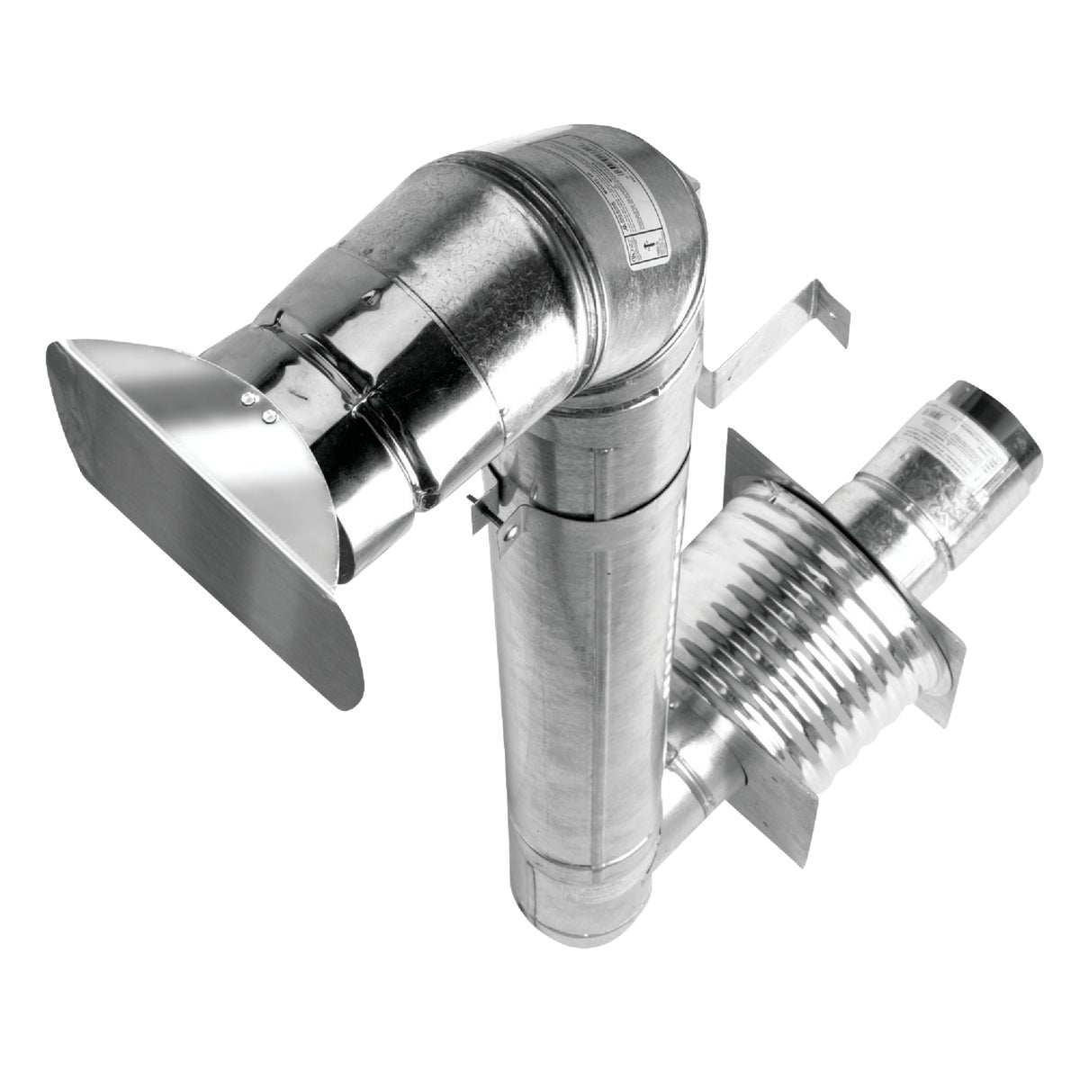 SELKIRK VP Pellet Pipe 3 In. Through the Wall Pellet Stove Pipe Kit Image 2