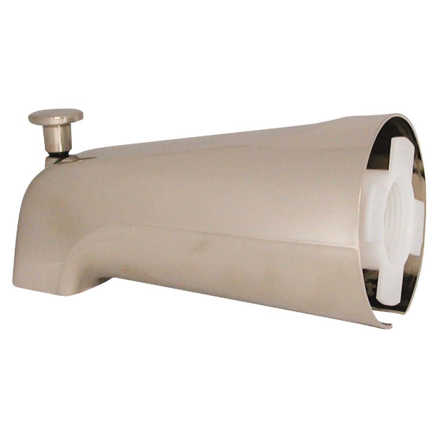 Danco 5 In. Brushed Nickel Bathtub Spout with Diverter Image 1