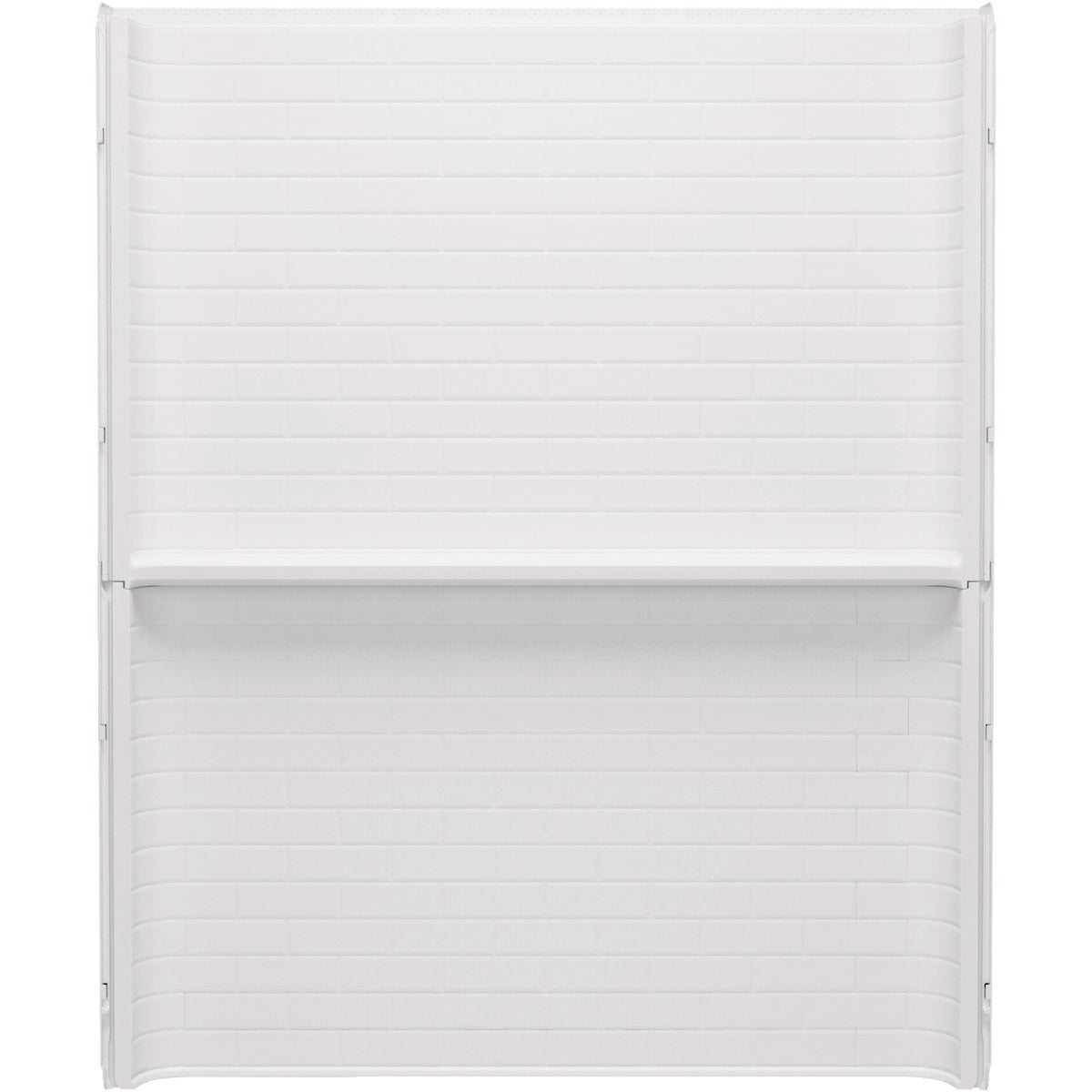 Sterling Traverse 60 In. x 72.25 In. Alcove Shower Back Wall, White