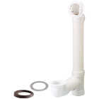 Keeney Schedule 40 PVC Bath Drain Overflow Body without Trim Image 1